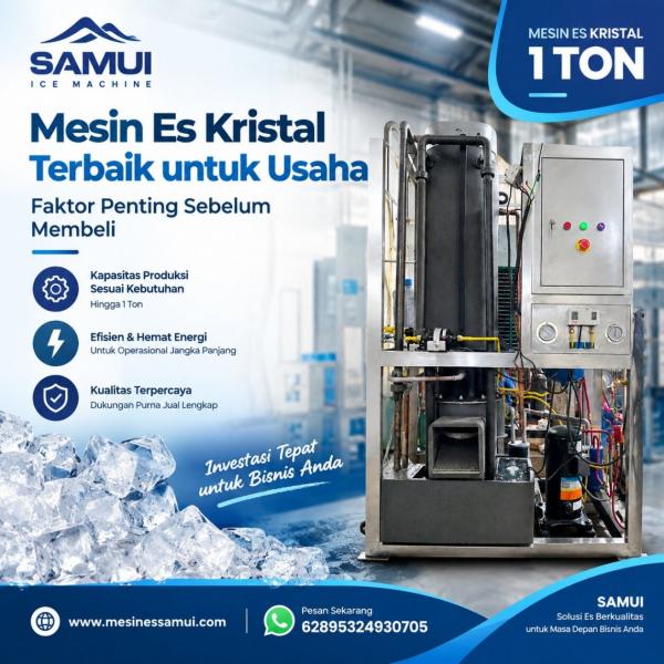 Mesin Es Kristal Terbaik untuk Usaha: Faktor Penting Sebelum Membeli